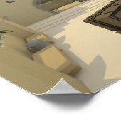 Poster Mirage de carte CSGO à faible densité de Poly (Coin)