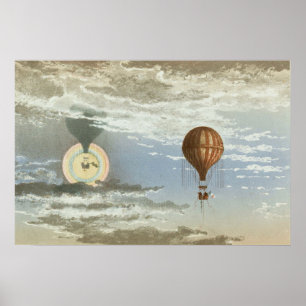 Poster Mirage et auréole lumineuse.