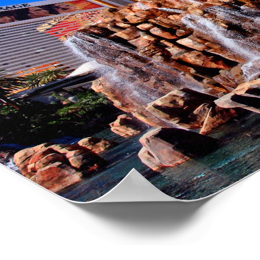 Poster Mirage Hotel Las Vegas États-Unis d'Amérique (Coin)