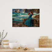 Poster Miranda par John William Waterhouse (Cuisine)