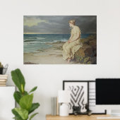 Poster Miranda par John William Waterhouse (Bureau à domicile)