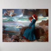 Poster Miranda The Tempest John William Waterhouse (Devant)