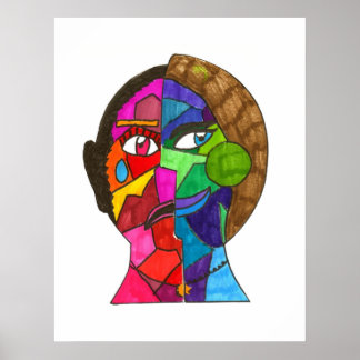 Poster mirandak blanc