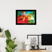 Poster MIRANDOLINA / Masques de Carnaval vénitien (Bureau à domicile)