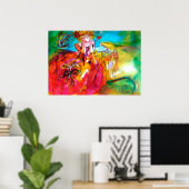 Poster MIRANDOLINA / Masques de Carnaval vénitien (Bureau à domicile)