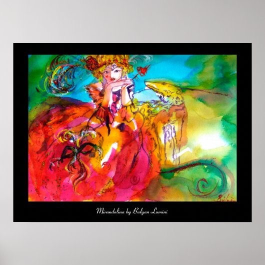 Poster MIRANDOLINA / Masques du Carnaval de Venise (Devant)