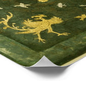 Poster Miroir, bronze avec dos laqué (Coin)