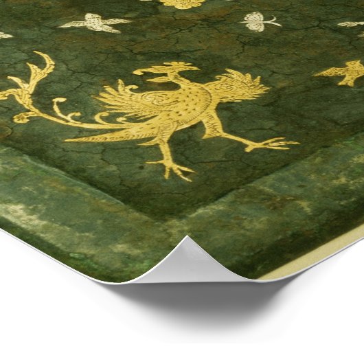 Poster Miroir, bronze avec dos laqué (Coin)