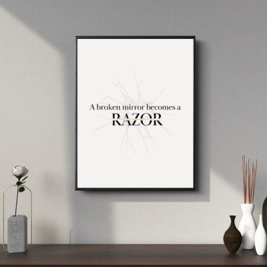 Poster Miroirs cassés