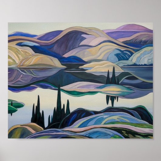 Poster Mirror Lake | Franklin Carmichael | (Devant)