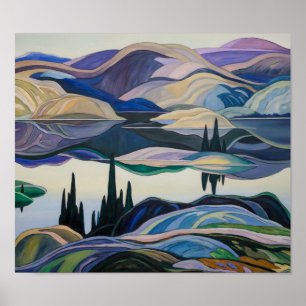 Poster Mirror Lake Franklin Carmichael