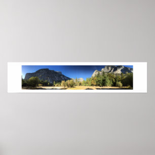 Poster Mirror Lake Yosemite Couleur Photographie Panorami