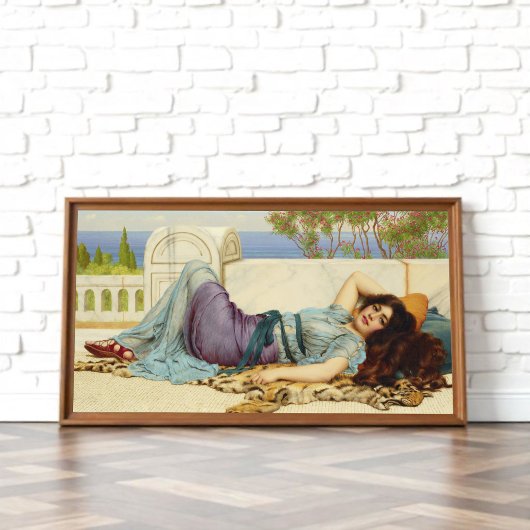 Poster Mischief and Repose de John Godward