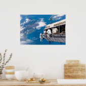 Poster Mise à niveau de la Station spatiale international (Cuisine)