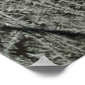 Poster Mise au point sélective des flocons de neige (Coin)