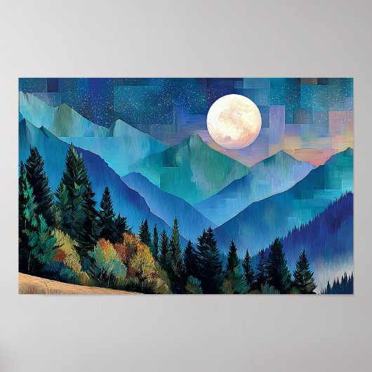 Poster Miséricorde dans le ciel nocturne (Devant)