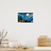 Poster Miséricorde dans le ciel nocturne (Cuisine)