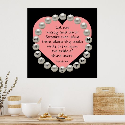 Poster Miséricorde et vérité (Cuisine)