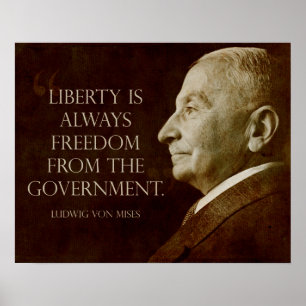 Poster Mises : Liberté de gouvernement