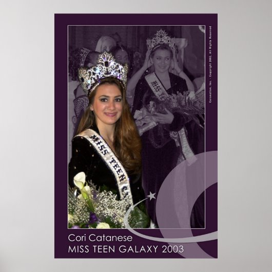Poster Miss Ado Galaxy 2003 (Devant)