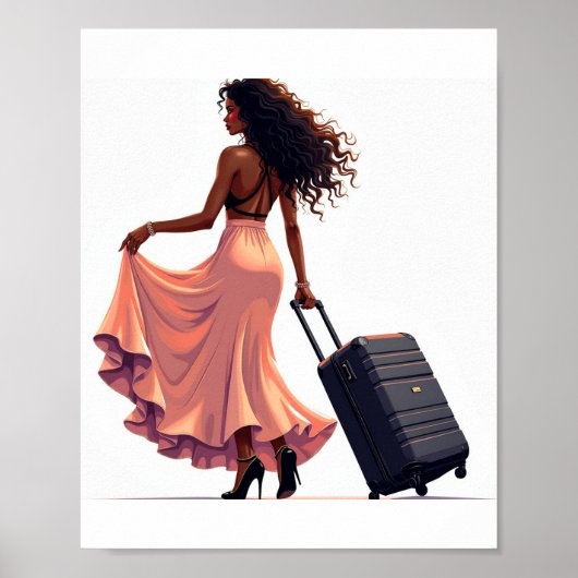 Poster Miss africaine (Devant)