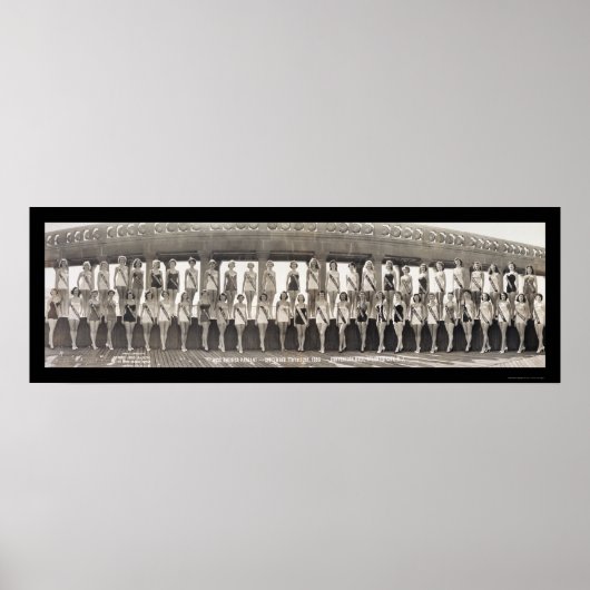 Poster Miss America Pageant Photo 1953 (Devant)