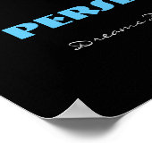 Poster Miss America style Believe Strive Crown (Coin)