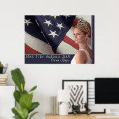 Poster Miss Amérique Ado 2001 (Bureau à domicile)