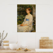 Poster Miss Betty Pollock by John William Waterhouse (Cuisine)