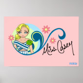 Poster "Miss Casey" (Devant)