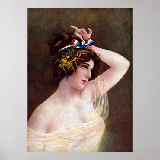 Poster Miss Columbia Vintage (Devant)
