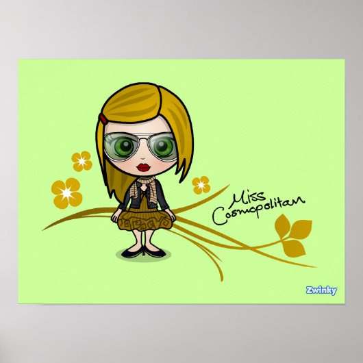 poster "Miss Cosmopolitan" (Voorkant)