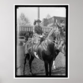 Poster Miss Munn et son cheval vers 1910-17 (Devant)