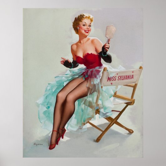Poster Miss Sylvania Pin-Up Girl (Devant)