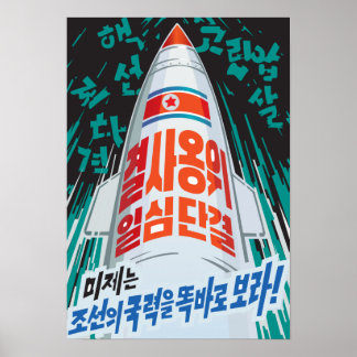 Poster Missile nord-coréen