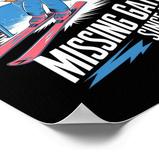 Poster Missing Gates Since 98 Alpine Skiing  (Coin)