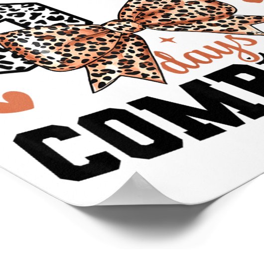 Poster Mission 67 Days Complete Back To School Bow Leopar (Coin)