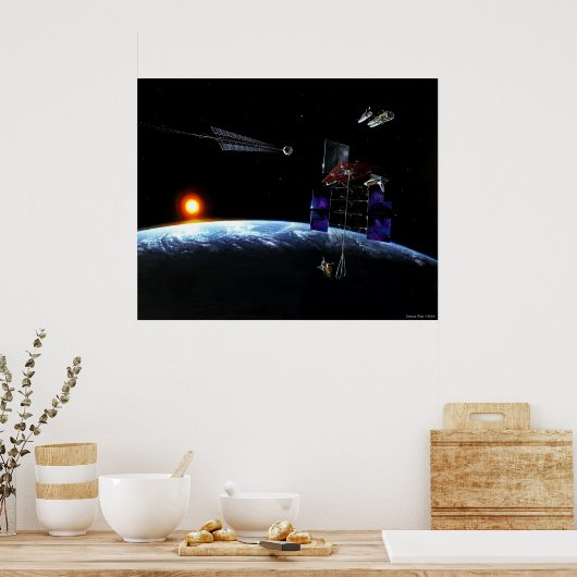 Poster Mission à un Astéroïde (Cuisine)