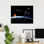 Poster Mission à un Astéroïde (Bureau à domicile)