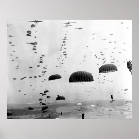 Poster Mission aéroportée pendant la peinture de 2ÈME GUE (Devant)