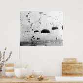 Poster Mission aéroportée pendant la peinture de 2ÈME GUE (Cuisine)