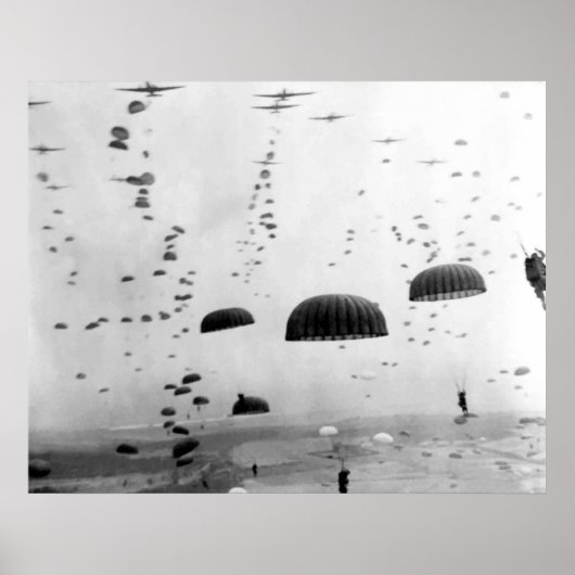 Poster Mission aéroportée pendant la peinture de 2ÈME GUE (Devant)