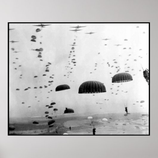 Poster Mission aéroportée pendant la peinture de 2ÈME GUE (Devant)