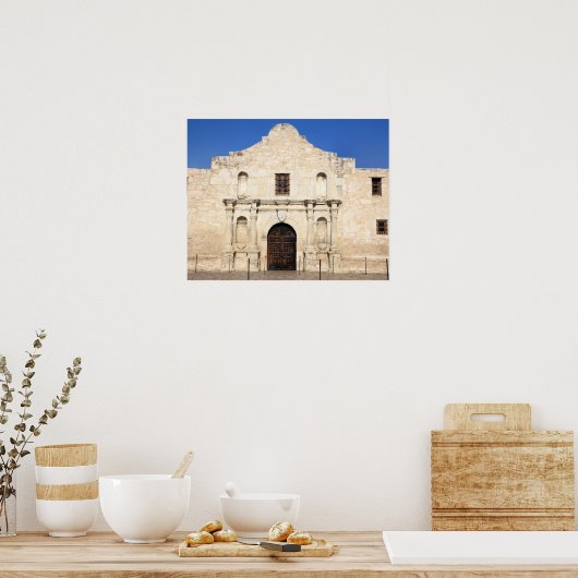 Poster Mission Alamo à San Antonio, 3 (Cuisine)