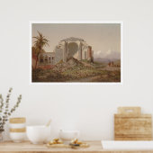 Poster Mission de San Juan Capistrano. Californie du Sud  (Cuisine)