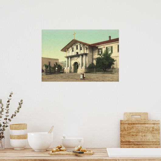 Poster Mission Dolores à San Francisco (Cuisine)