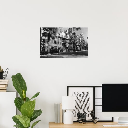 Poster Mission Inn Exterior de Riverside, CA Photographie (Bureau à domicile)