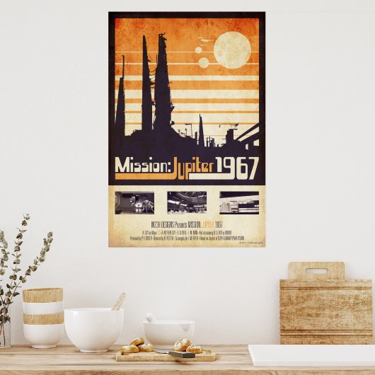 Poster Mission : Jupiter 1967 (Cuisine)