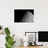 Poster Mission lunaire Artemis Surface lunaire (Bureau à domicile)