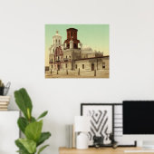 Poster Mission San Xavier del Bac, Tucson, Arizona 1902 (Bureau à domicile)